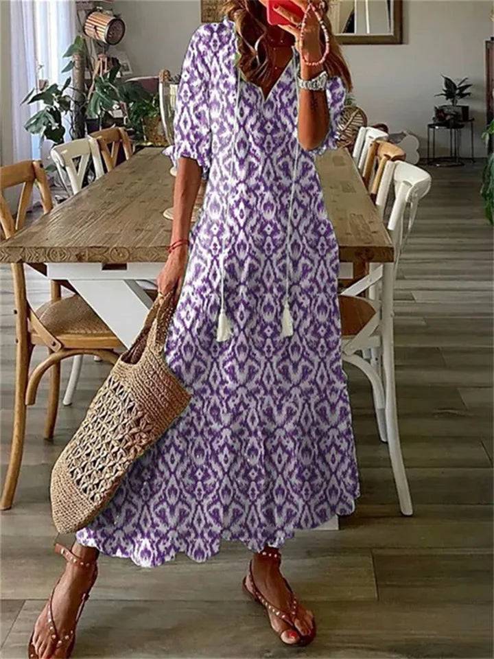 Beautiful Women's Long Floral Dress