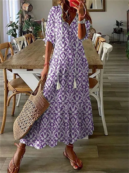 Beautiful Women's Long Floral Dress