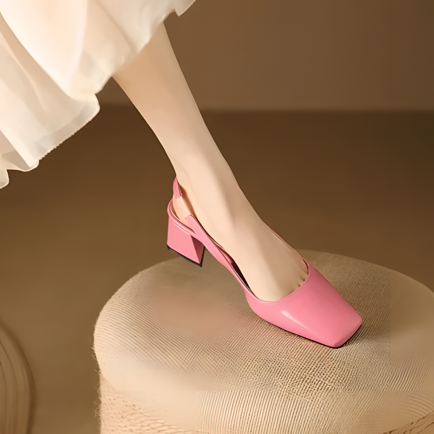 Classic High Heel Leather Shoes