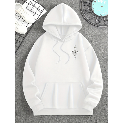 Casual Men's Hoodie with Soft Cotton and Pocket