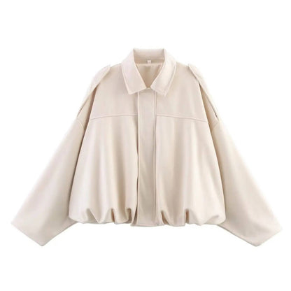 Short Fitted Women's Collar Jacket