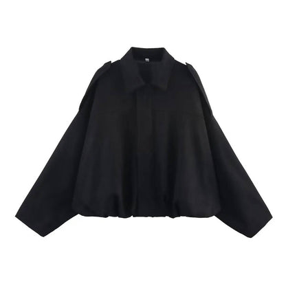 Short Fitted Women's Collar Jacket