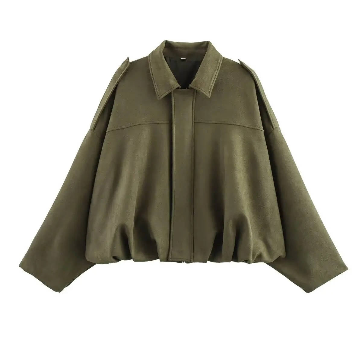 Short Fitted Women's Collar Jacket