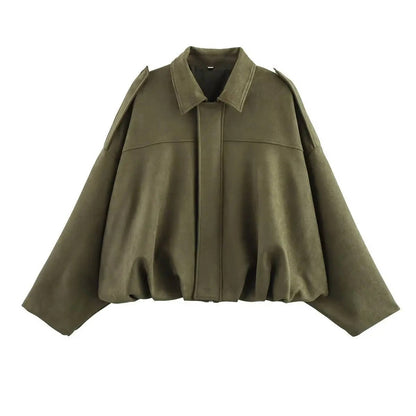 Short Fitted Women's Collar Jacket