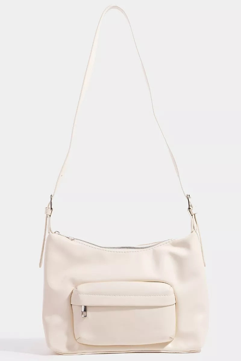 Shiny Synthetic Leather Tote Handbag - EasyApparels