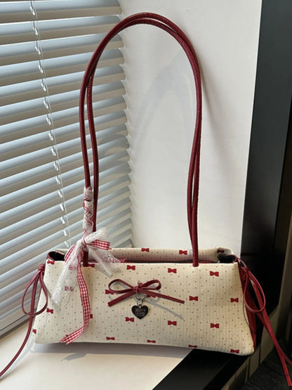 Polka Dot Crossbody Handbag