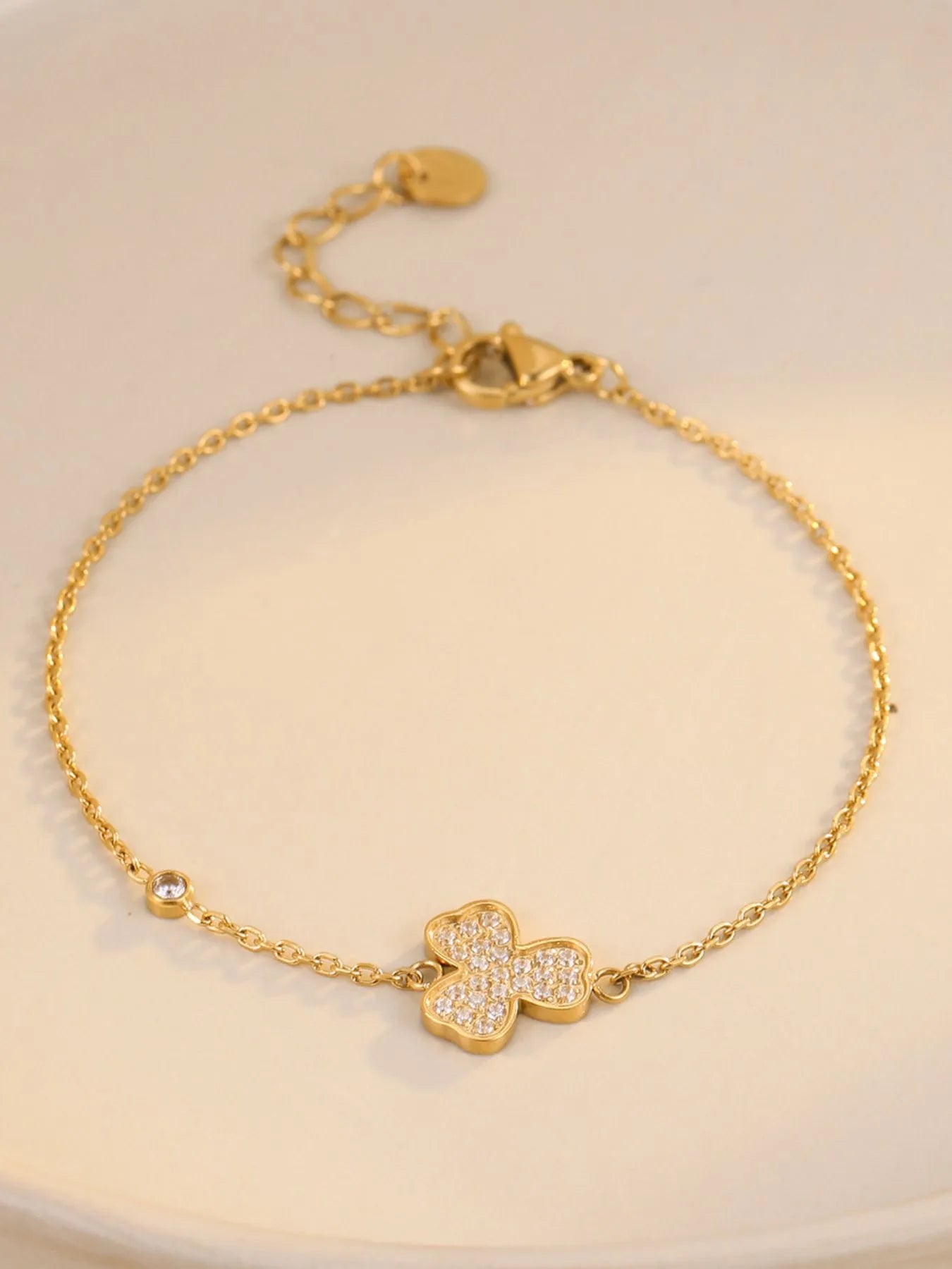 Silver Tone Cubic Zirconia Bangle