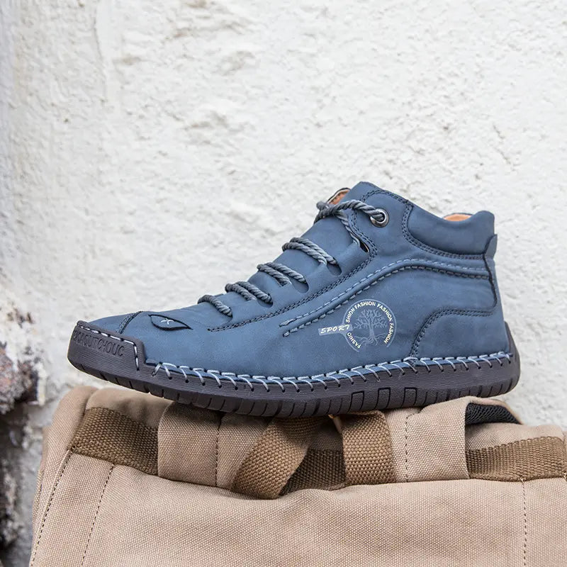 Classic Men's Ankle Boots - Casual Comfortable Shoes