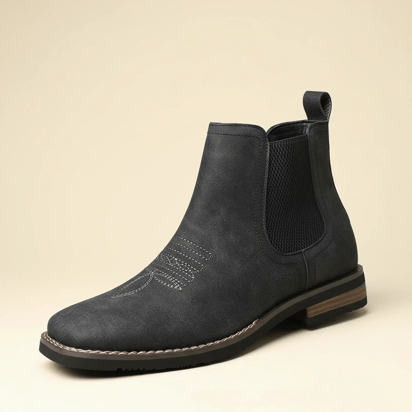 Classic Brown Leather Chelsea Boot Men's