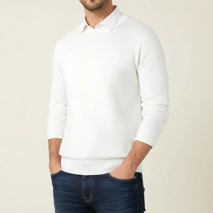 Classic Casual Men's Crew Neck Sweater