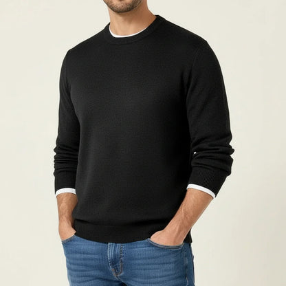 Classic Casual Men's Crew Neck Sweater