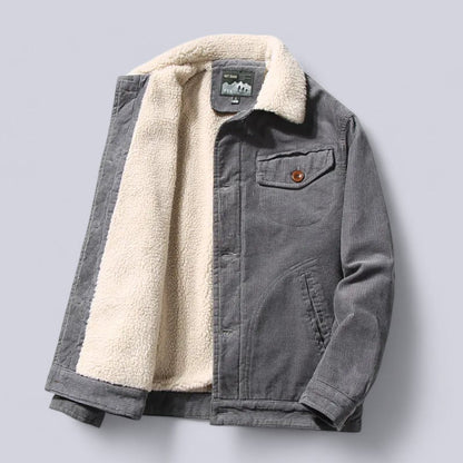 Warm Cozy Corduroy Jacket for Men