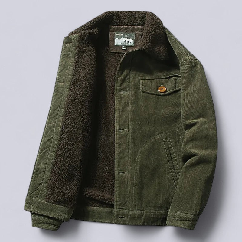 Warm Cozy Corduroy Jacket for Men