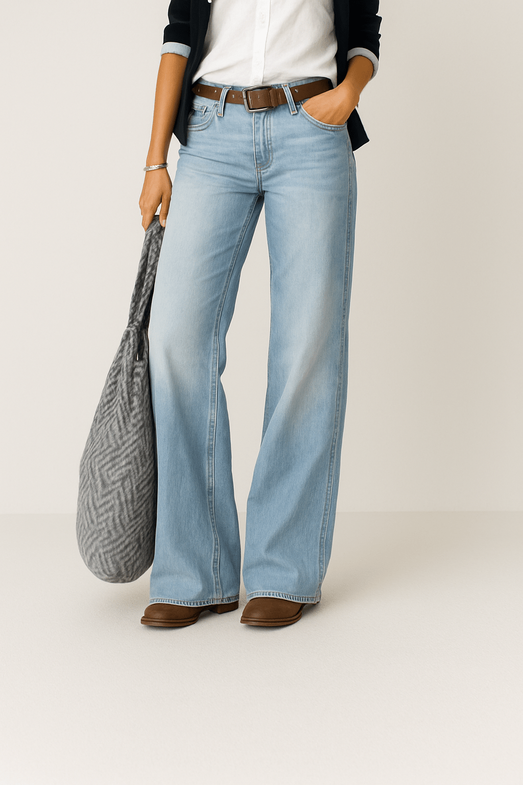Relaxed Fit Women's Straight Leg Jeans