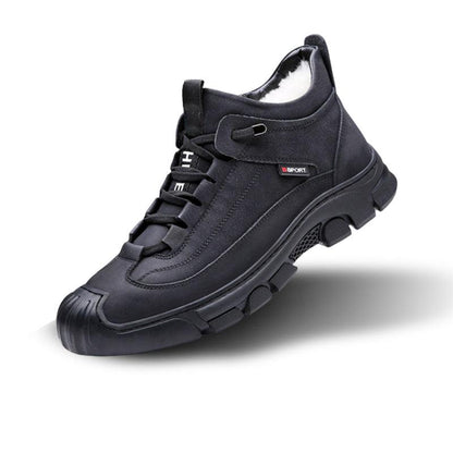 Warm Waterproof Gray Sneakers for Men