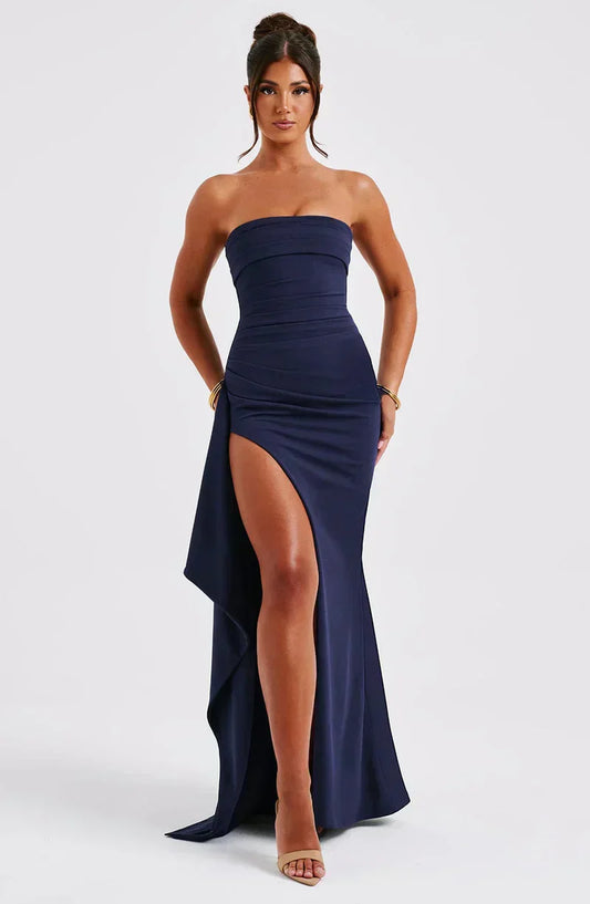 Sexy Strapless Maxi Dress for Women - EasyApparels